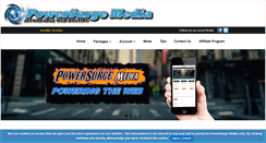 Desktop Screenshot of powersurgemedia.com
